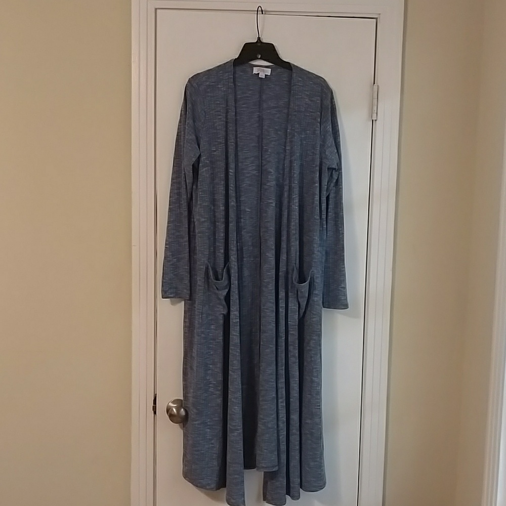 Lularoe Blue Sarah Cardigan